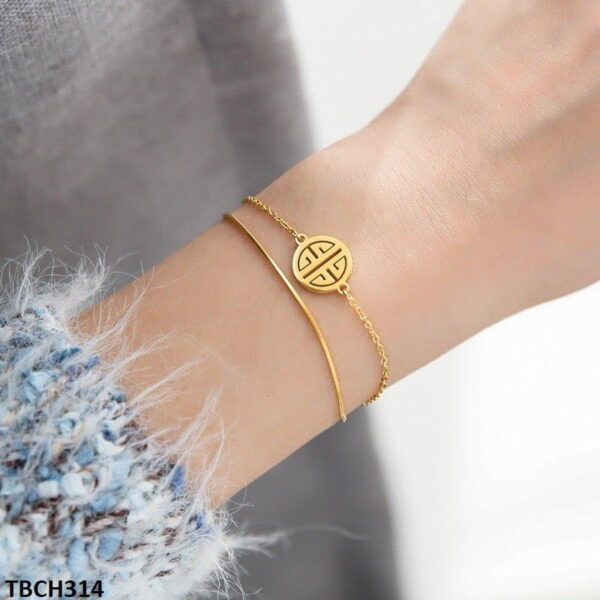 DGF Layered hand Bracelet
