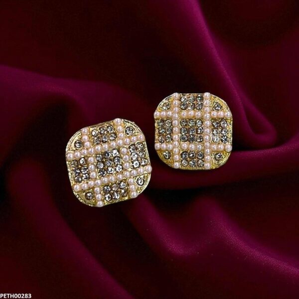 Square Pearl Hash Tops Pair