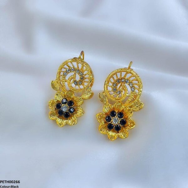 Spiral Flower Tops Pair
